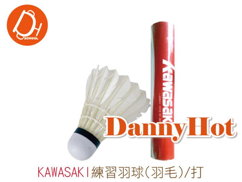 KAWASAKI練習羽球-羽毛