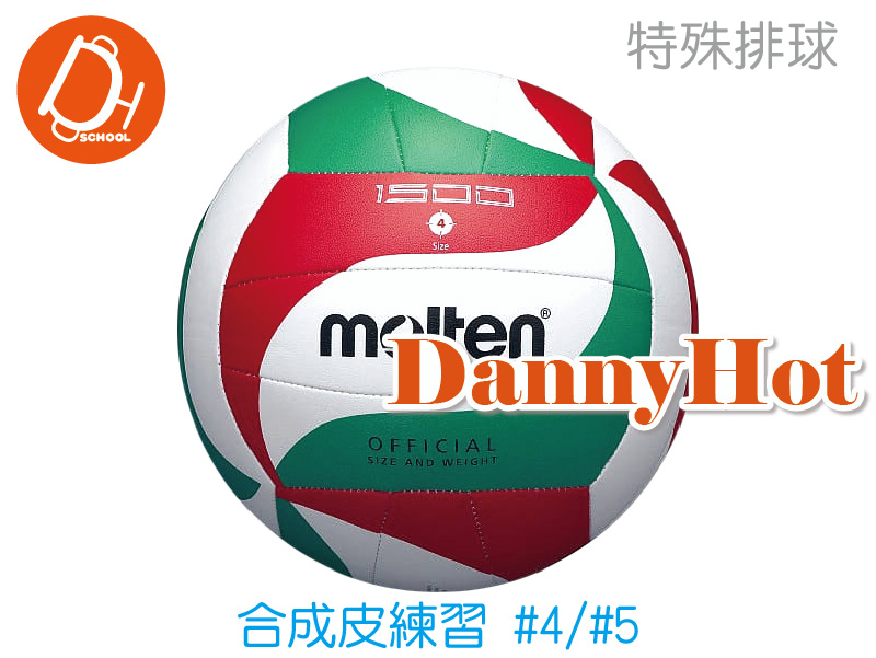 MOLTEN合成皮練習排球